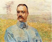 Jacek Malczewski Portrait of Jozef Pisudski Sweden oil painting artist